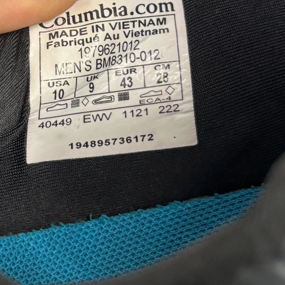 Men’s Columbia Montrail Trinity AG Trail Running Sneakers Shoes size 10 - Picture 10 of 10